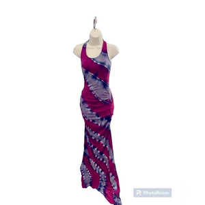 Emotion Long Tie die Dress Women’s Size‎ M EUC